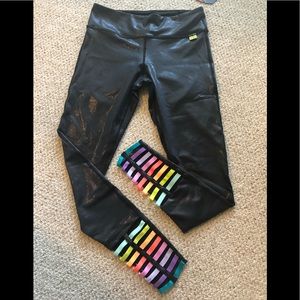 Zumba sparkle leggings size Small